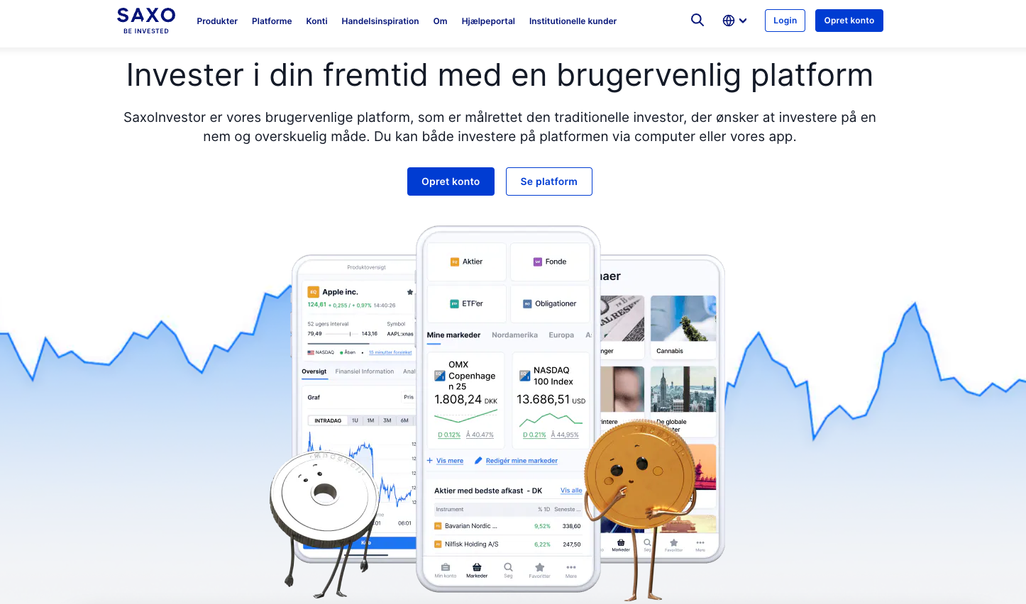 Aktieplatform fra SaxoInvestor